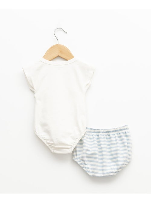 Ensemble bloomer + haut 100% coton - Terre de Marins - Kiabi Ensemble bloomer + haut 100% coton - Terre de Marins - Kiabi