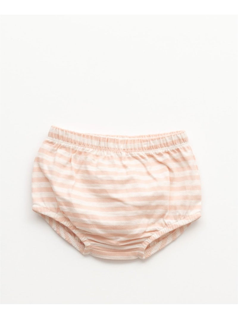 Ensemble bloomer + haut 100% coton - Terre de Marins Blanc Rose - Kiabi