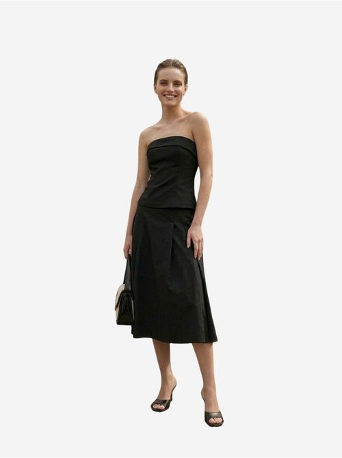 Ensemble blouse bustier et jupe midi à taille haute my fashion - Kiabi Ensemble blouse bustier et jupe midi à taille haute my fashion - Kiabi