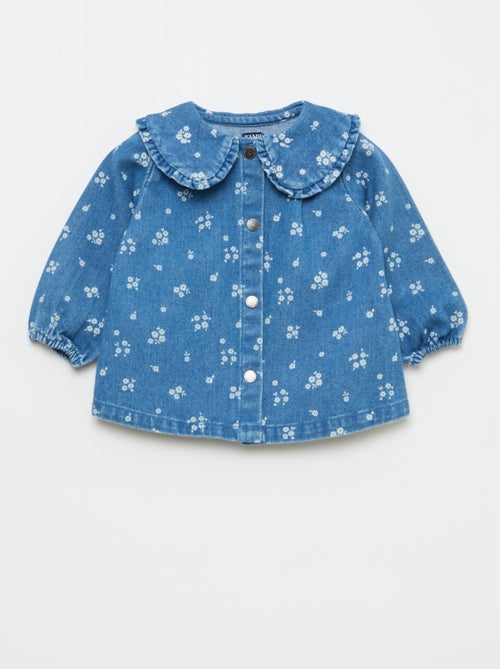 Ensemble blouse en jean + legging - 2 pièces - Kiabi