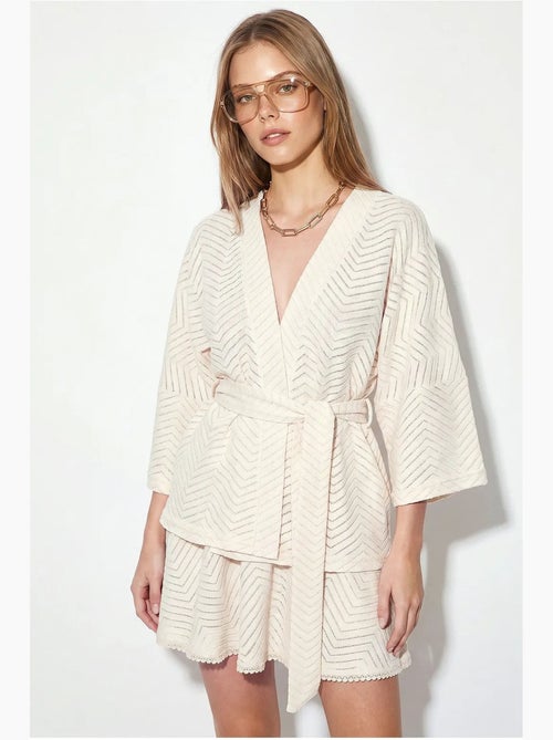 Ensemble blouse et jupe en coton à motif géométrique lucci - Kiabi Ensemble blouse et jupe en coton à motif géométrique lucci - Kiabi