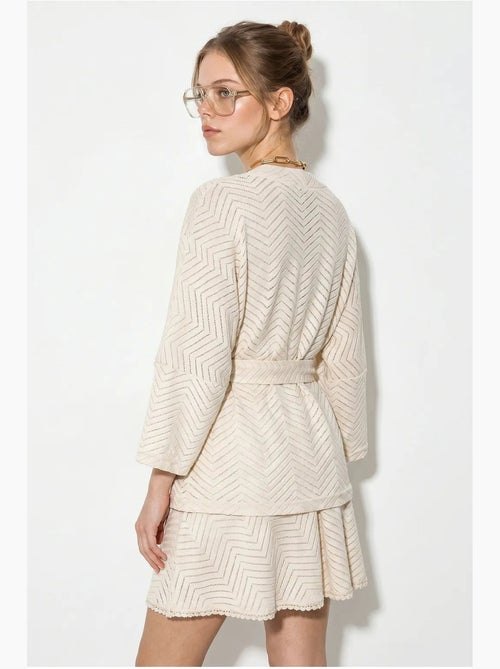 Ensemble blouse et jupe en coton à motif géométrique lucci - Kiabi Ensemble blouse et jupe en coton à motif géométrique lucci - Kiabi