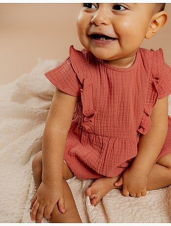 Ensemble Blouse et Legging, Mousseline et jersey de coton Noukie's