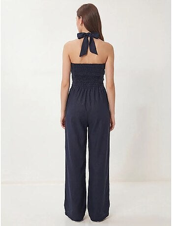 Ensemble blouse halter et pantalon large istanbul