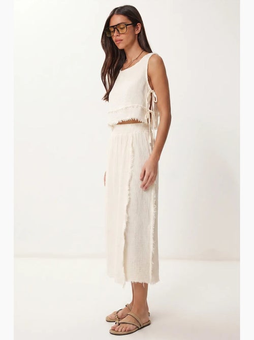 Ensemble blouse sans manches et jupe midi en coton istanbul - Kiabi Ensemble blouse sans manches et jupe midi en coton istanbul - Kiabi
