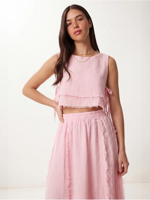 Ensemble blouse sans manches et jupe midi en coton istanbul - Kiabi Ensemble blouse sans manches et jupe midi en coton istanbul - Kiabi