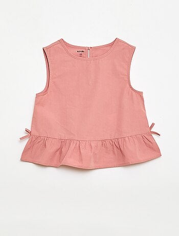 Ensemble blouse sans manches + pantalon - 2 pièces