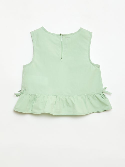 Ensemble blouse sans manches + pantalon - 2 pièces - Kiabi