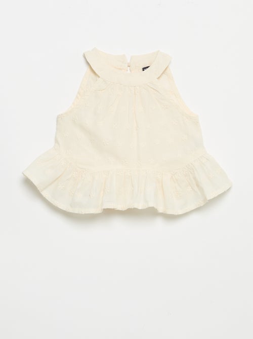 Ensemble blouse sans manches + short - Kiabi Ensemble blouse sans manches + short - Kiabi