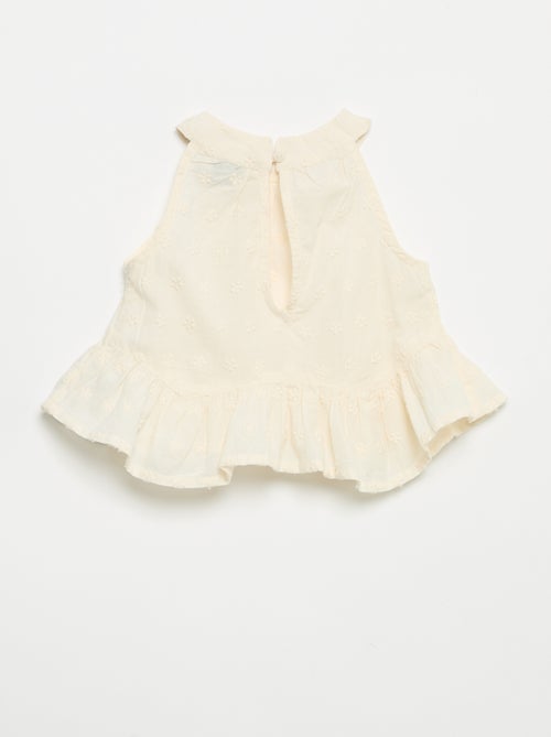 Ensemble blouse sans manches + short - Kiabi Ensemble blouse sans manches + short - Kiabi