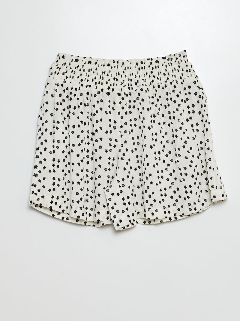 Ensemble blouse + short - 2 pièces BLANC - Kiabi