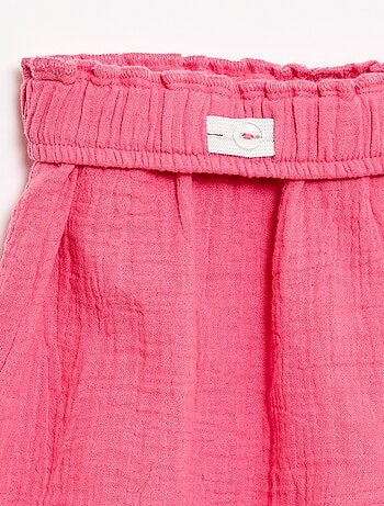 Ensemble blouse + short uni - 2 pièces