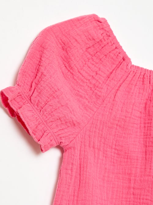 Ensemble blouse + short uni - 2 pièces - Kiabi