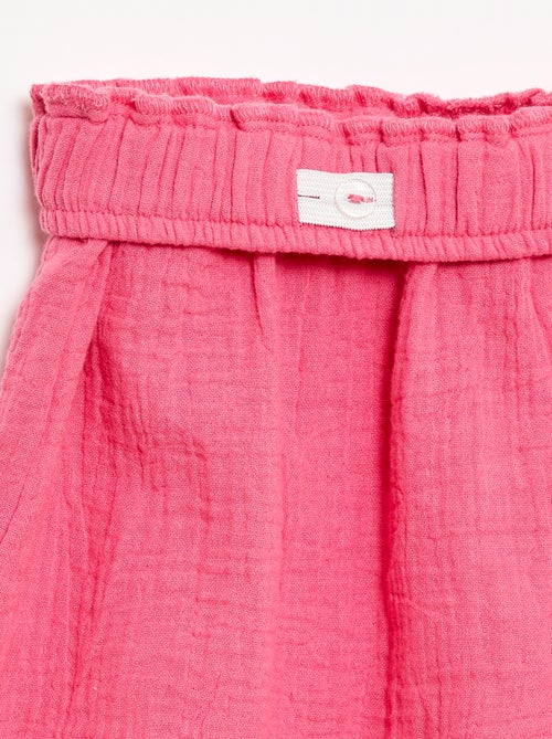 Ensemble blouse + short uni - 2 pièces - Kiabi