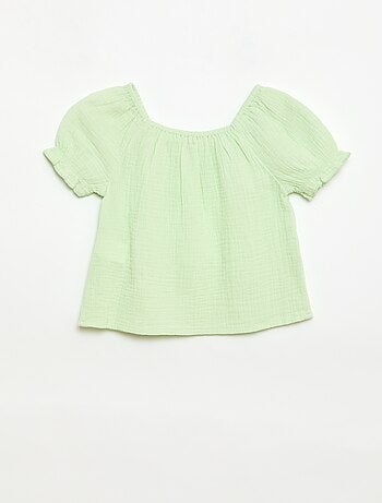 Ensemble blouse + short uni - 2 pièces