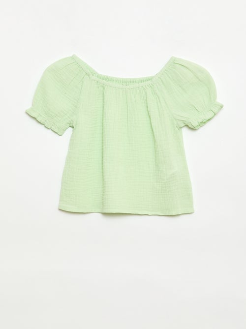 Ensemble blouse + short uni - 2 pièces - Kiabi