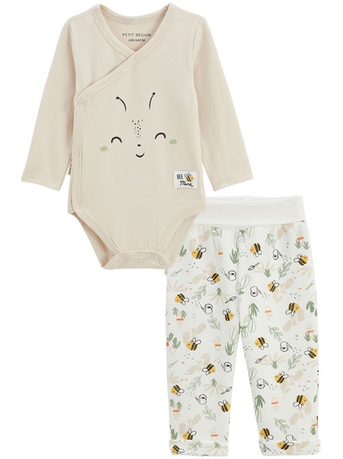 Ensemble body bébé et pantalon en molleton Eden - Kiabi