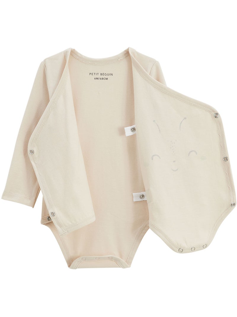 Ensemble body bébé et pantalon en molleton Eden Beige - Kiabi
