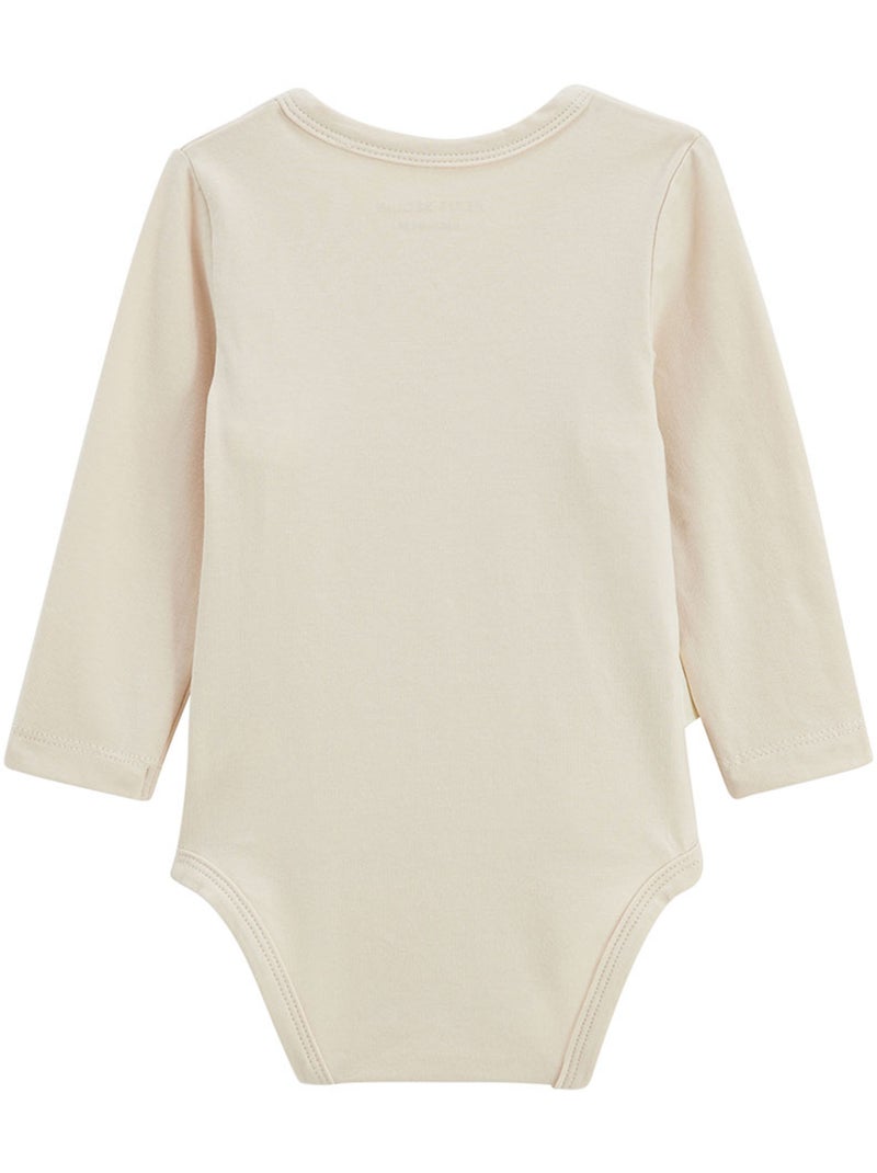 Ensemble body bébé et pantalon en molleton Eden Beige - Kiabi