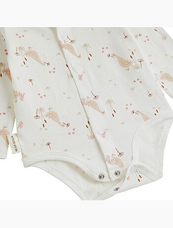 Ensemble body bébé et pantalon en molleton margot