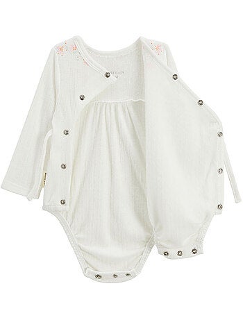 Ensemble body bébé et pantalon en pointelle Badian
