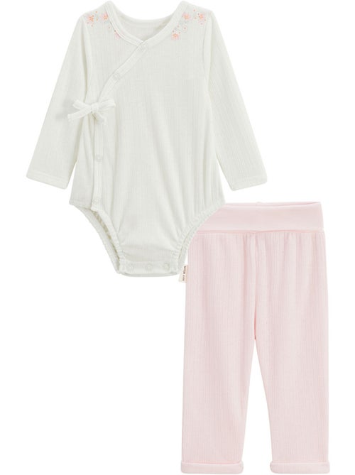 Ensemble body bébé et pantalon en pointelle Badian - Kiabi