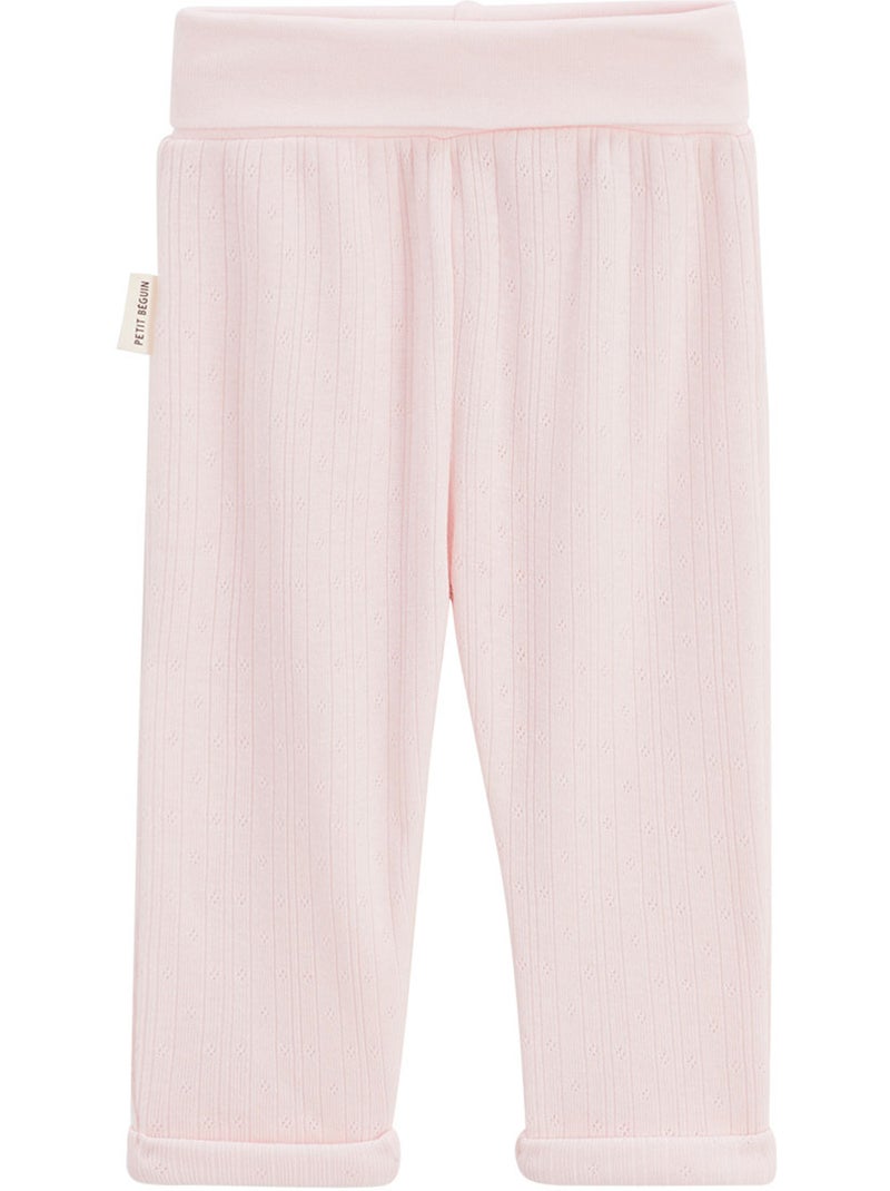 Ensemble body bébé et pantalon en pointelle Badian Ecru - Kiabi