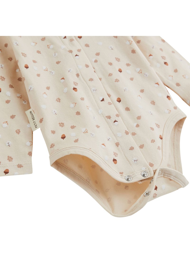 Ensemble body bébé et pantalon matelassé caramel Marron - Kiabi