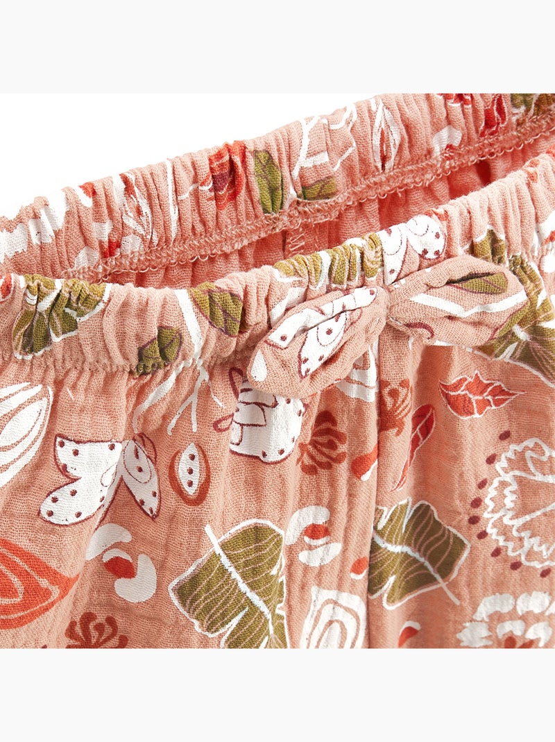 Ensemble body bébé et short en gaze de coton Mindanao Rose - Kiabi