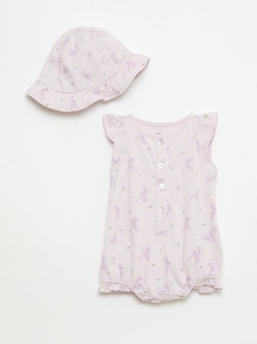 Ensemble body + chapeau 'Bambi' 'Disney' - 2 pièces - Kiabi Ensemble body + chapeau 'Bambi' 'Disney' - 2 pièces - Kiabi