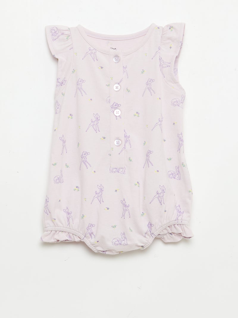 Ensemble body + chapeau 'Bambi' 'Disney' - 2 pièces Violet - Kiabi