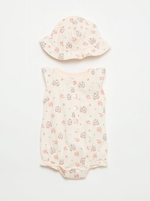 Ensemble body + chapeau 'Marie' 'Disney' - 2 pièces - Kiabi Ensemble body + chapeau 'Marie' 'Disney' - 2 pièces - Kiabi