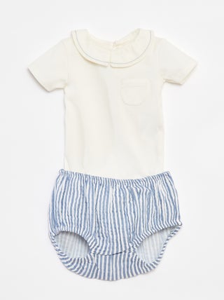 Ensemble body + culotte - 2 pièces
