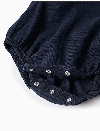 Ensemble body en coton + barboteuse