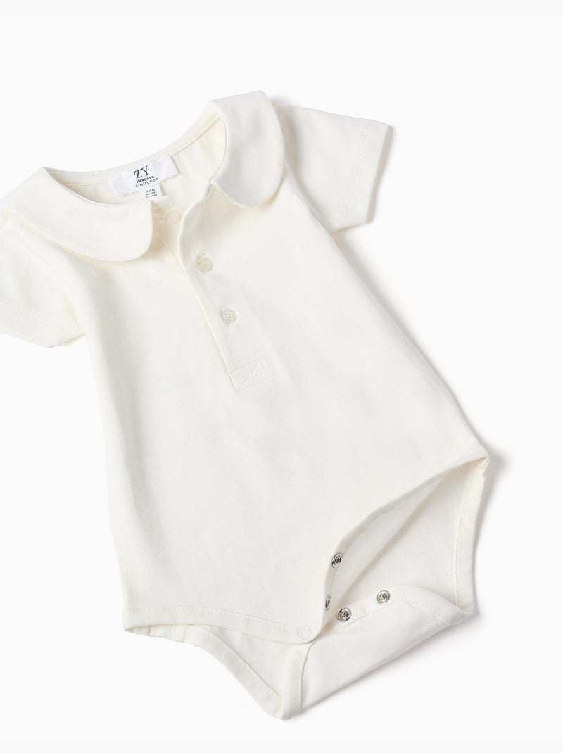 Ensemble body en coton + barboteuse en jean Bleu Bleu - Kiabi
