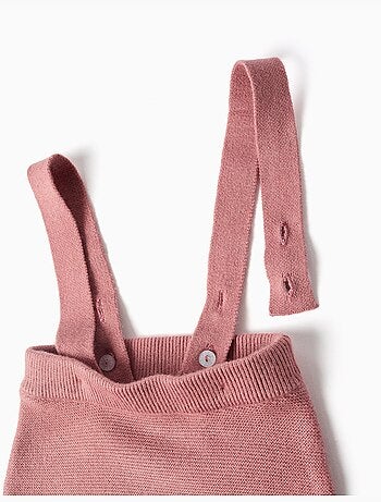 Ensemble body en coton et pantalon en maille