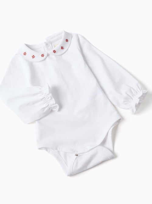 Ensemble body en coton et pantalon en maille - Kiabi Ensemble body en coton et pantalon en maille - Kiabi
