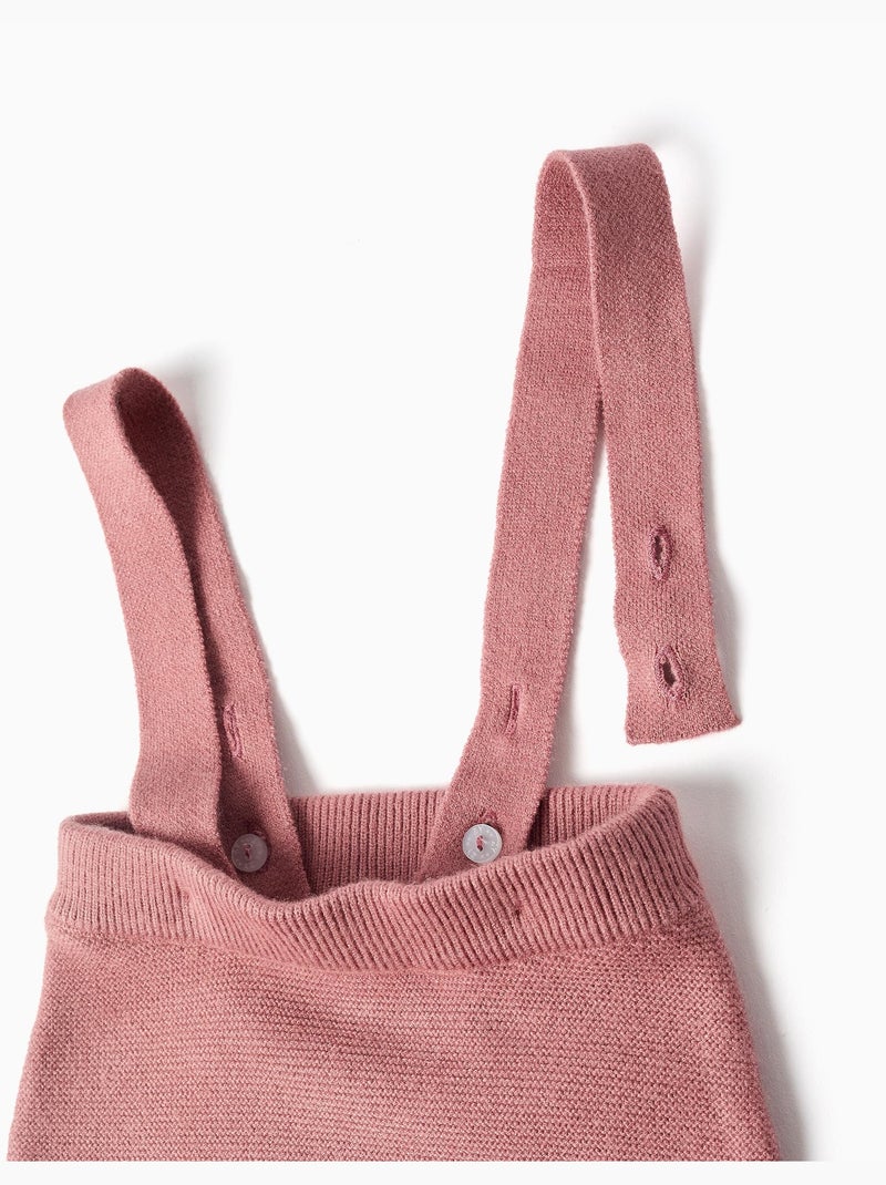 Ensemble body en coton et pantalon en maille Rose - Kiabi