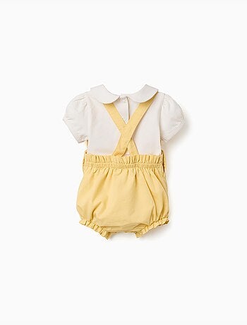 Ensemble body et barboteuse en coton B&S
