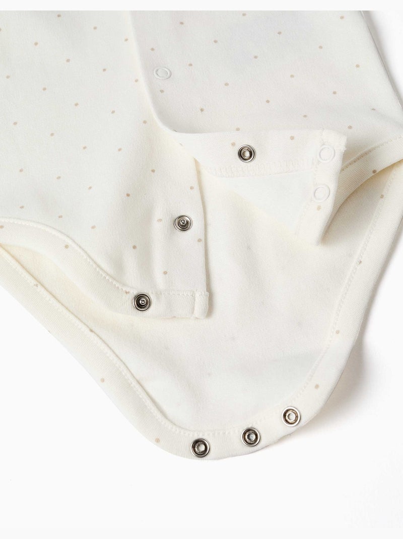Ensemble body et combinaison en coton Gris clair - Kiabi