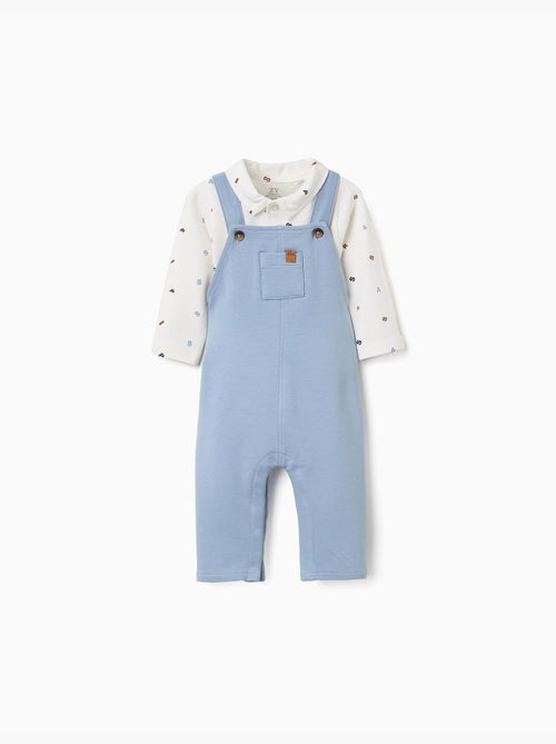 Ensemble body et salopette en coton - Kiabi Ensemble body et salopette en coton - Kiabi