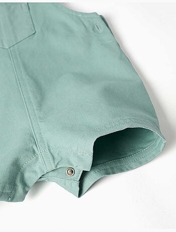 Ensemble body et salopette en coton