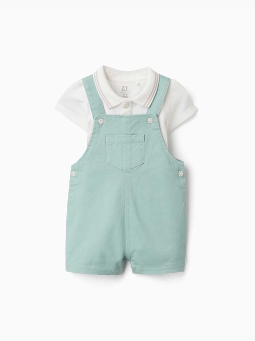 Ensemble body et salopette en coton - Kiabi Ensemble body et salopette en coton - Kiabi