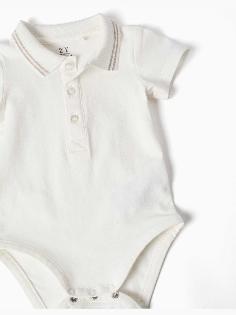 Ensemble body et salopette en coton Vert clair - Kiabi
