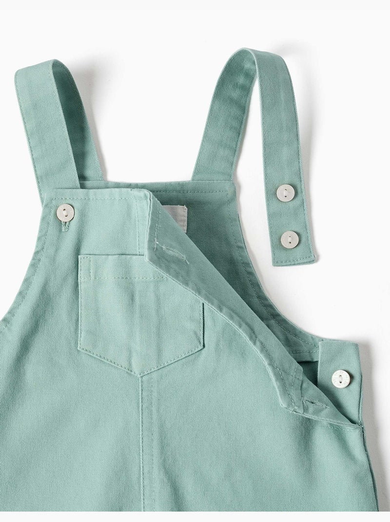 Ensemble body et salopette en coton Vert clair - Kiabi