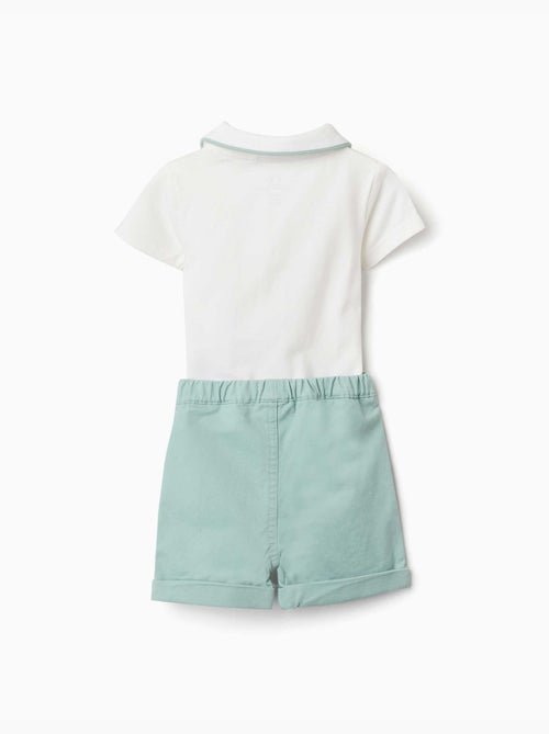 Ensemble body et short en coton - Kiabi Ensemble body et short en coton - Kiabi