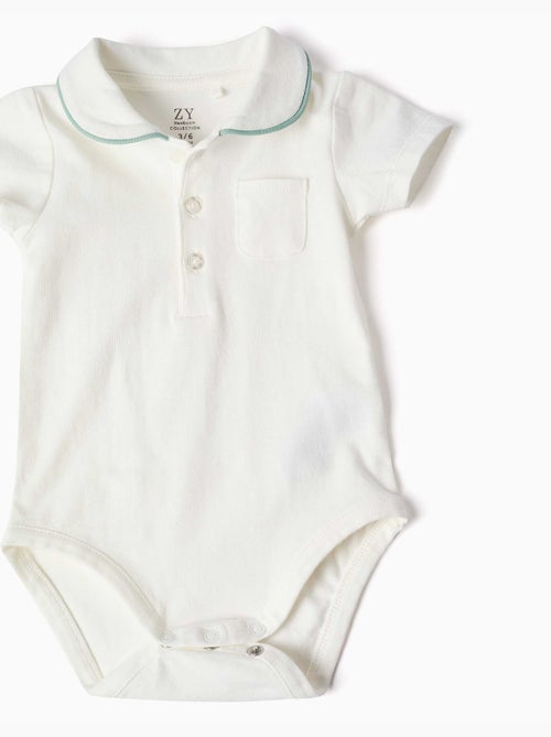 Ensemble body et short en coton - Kiabi Ensemble body et short en coton - Kiabi