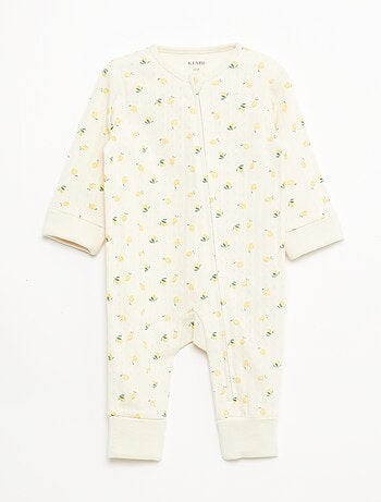 Ensemble body évolutif + dors bien en maille côtelée