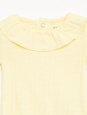 Ensemble body évolutif + dors bien en maille côtelée