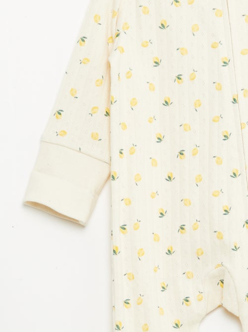 Ensemble body évolutif + dors bien en maille côtelée - Kiabi